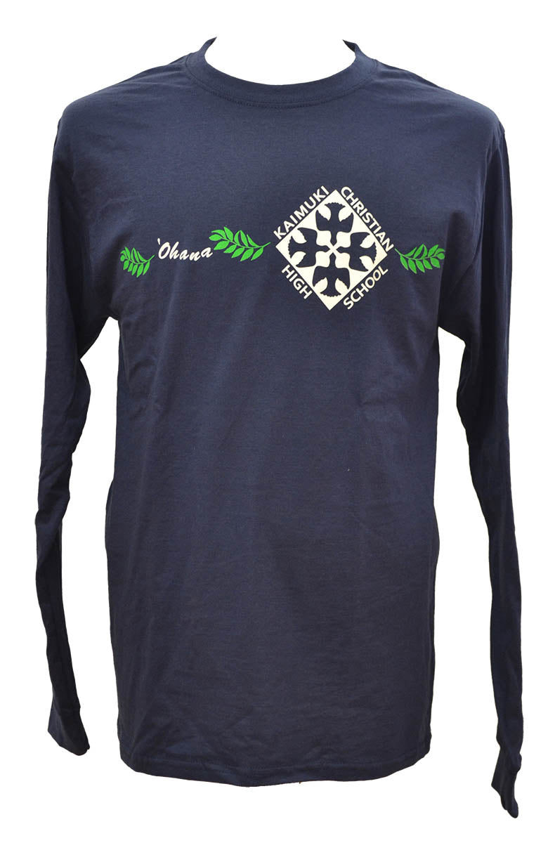 Kaimuki Christian High School Logo T-shirt L/S