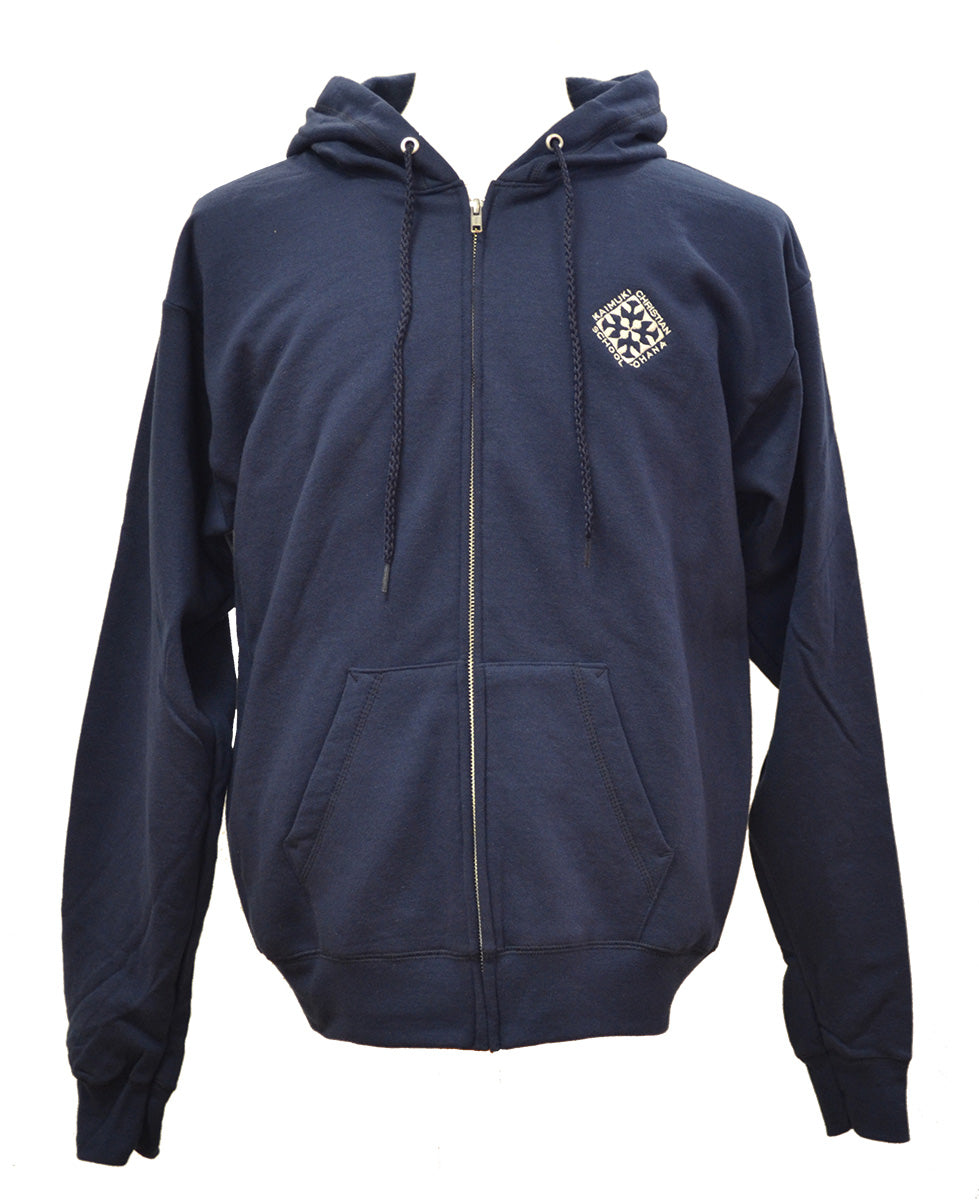 Kaimuki Christian Logo Zip Hoodie
