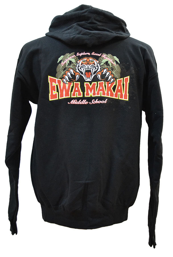 Ewa Makai Logo Zip Hoodie