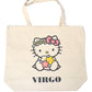 Hello Kitty Astrology Sign Totes