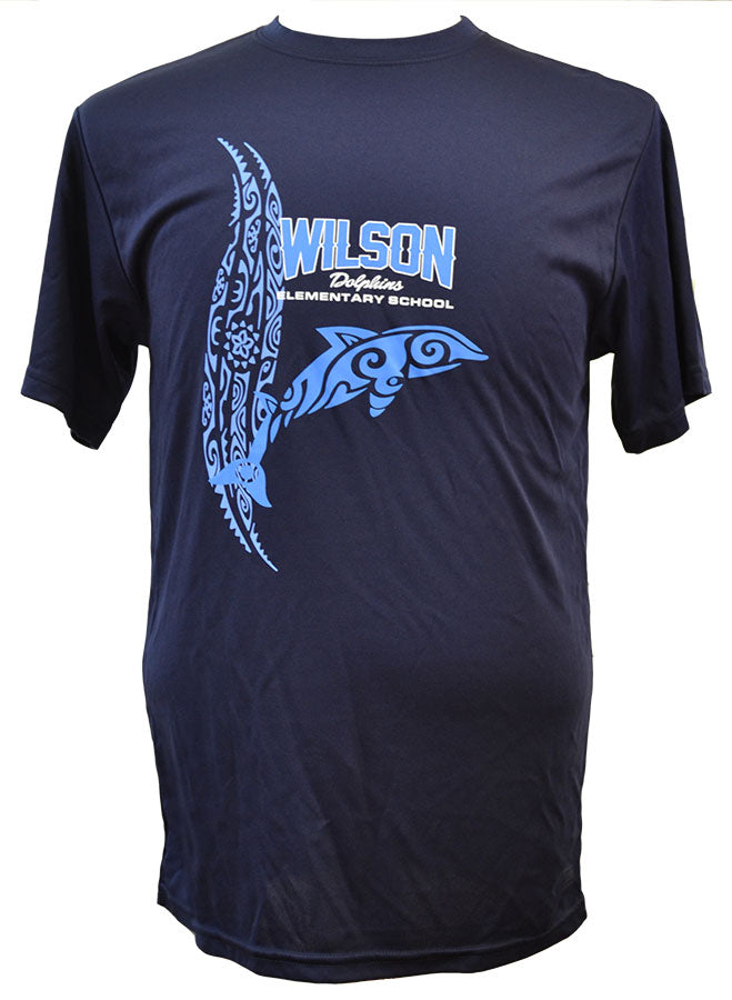 Wilson Tribal Dolphin Dri-Fit Short-Sleeve