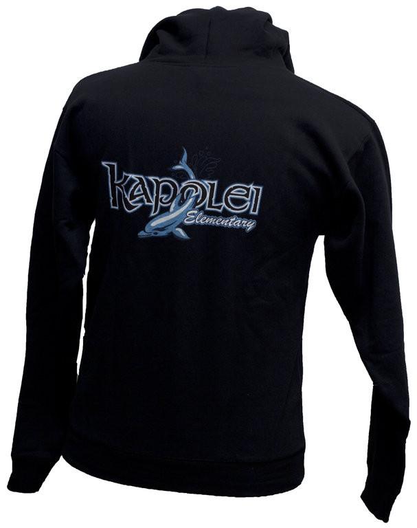 Kapolei Elementary Dolphin Splash Zip Hoodie